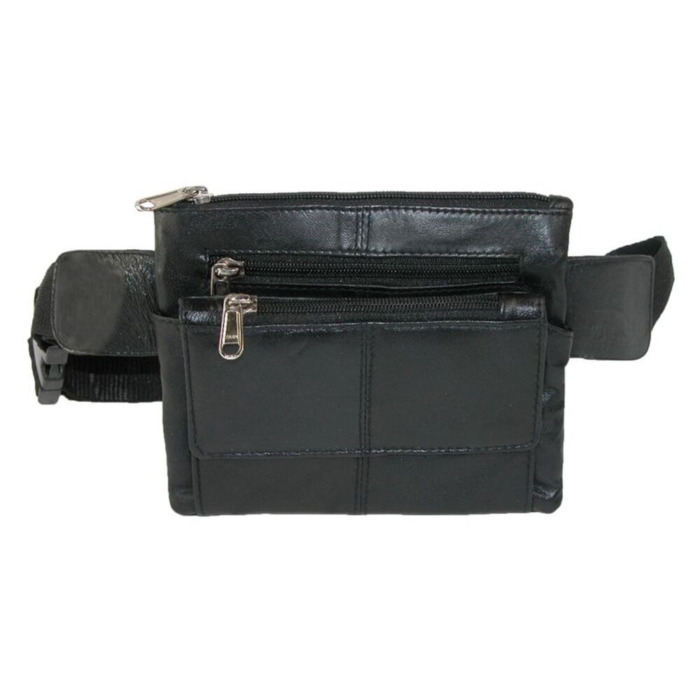 CTM Mini Leather Sqaure Fanny Waist Pack